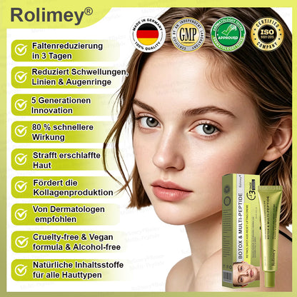 💧🍃🌟Rolimey® Multi-Peptid Retinol Shot Anti-Aging Faltenlifting-Creme