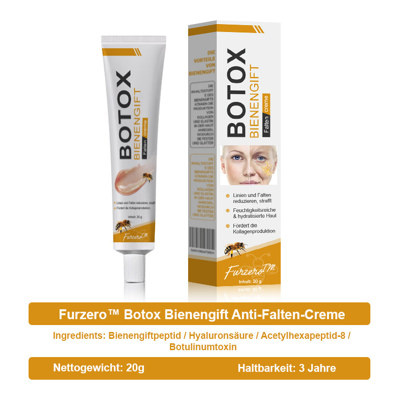 (🌿Hergestellt und versandt aus Deutschland✅)✨Furzero™ Botox Bienengift Falten- und Fleckencreme Pro