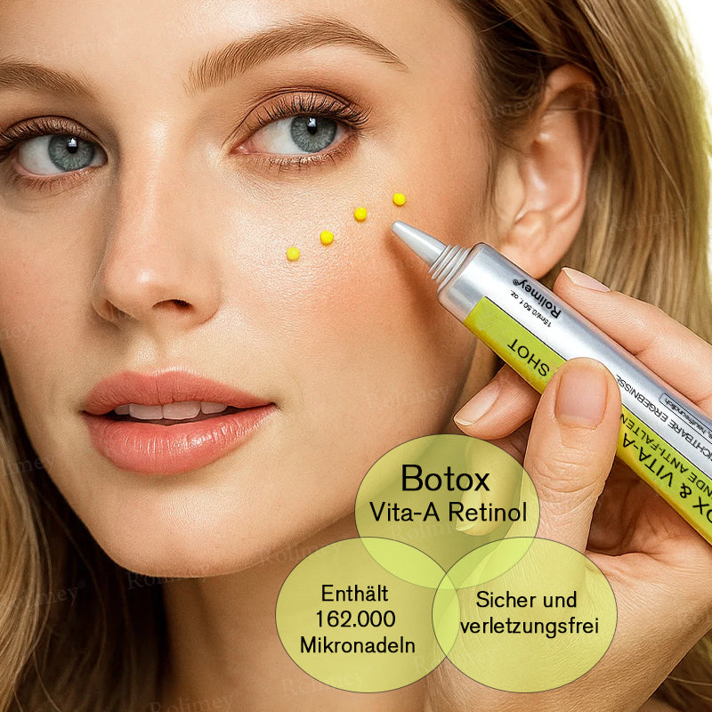 💫💫🍀Jetzt jugendliche Haut zurückgewinnen 💫Rolimey® Botox & Vita-A Retinol Shot Falten-Lift Straffungscreme👩‍🔬LETZTER TAG – 70 % RABATT