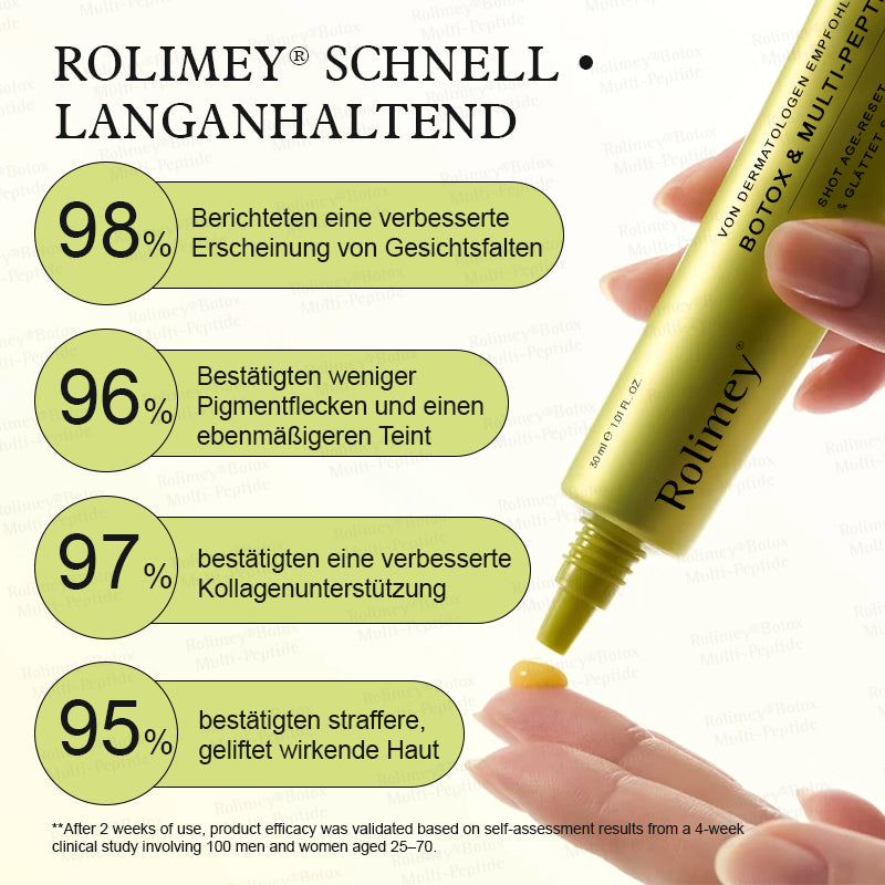 💧🍃🌟Rolimey® Multi-Peptid Retinol Shot Anti-Aging Faltenlifting-Creme
