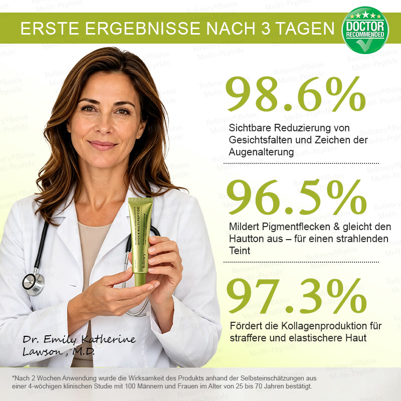 💧🍃🌟Rolimey® Multi-Peptid Retinol Shot Anti-Aging Faltenlifting-Creme