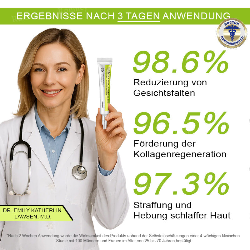 💫💫🍀Jetzt jugendliche Haut zurückgewinnen 💫Rolimey® Botox & Vita-A Retinol Shot Falten-Lift Straffungscreme👩‍🔬LETZTER TAG – 70 % RABATT