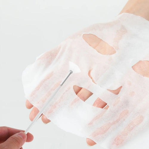 3 Pcs Form für DIY Hautpflege Maske Diy Bürsten Fan Form Maske Bürsten Gesichtsbehandlungen Skincare glatte Abdeckung Beauty Tools