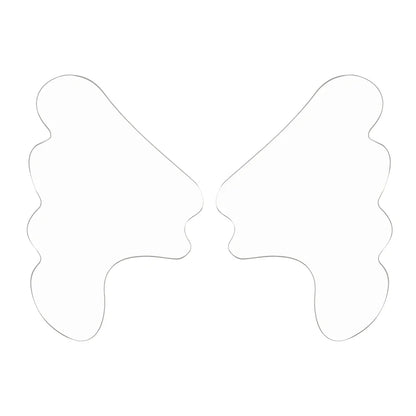 Gesichtsfaltenentferner Pad Wiederverwendbar Medizinisches Silikon Nasolabialfalten Anti-Aging Maske Verhindern Falten Haut Lifting Patches