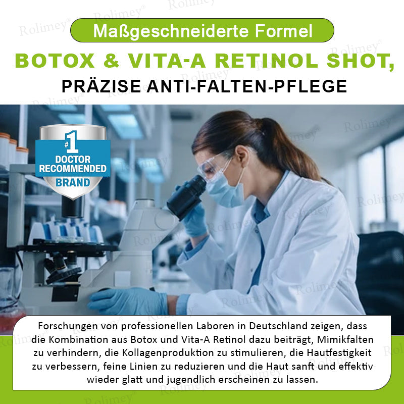 💫💫🍀Jetzt jugendliche Haut zurückgewinnen 💫Rolimey® Botox & Vita-A Retinol Shot Falten-Lift Straffungscreme👩‍🔬LETZTER TAG – 70 % RABATT