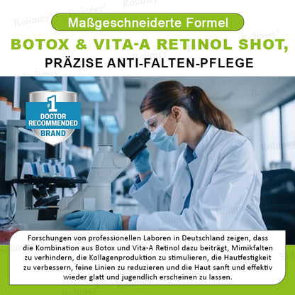 💫💫🍀Jetzt jugendliche Haut zurückgewinnen 💫Rolimey® Botox & Vita-A Retinol Shot Falten-Lift Straffungscreme👩‍🔬LETZTER TAG – 70 % RABATT
